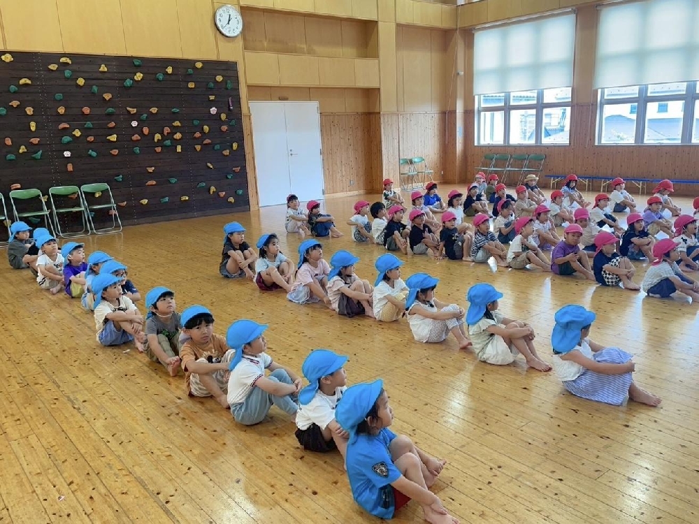 夏休み前のリフレッシュタイム…🎶（年中）