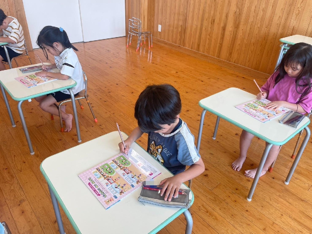 自分で書いたよ！✏️（年長）