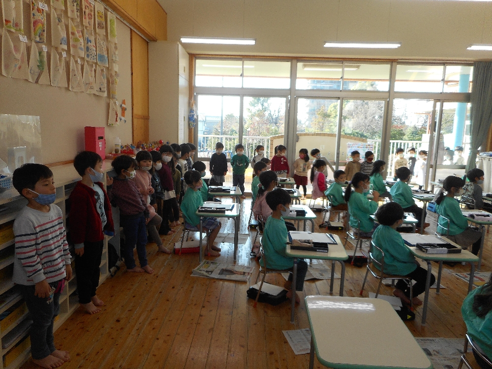 憧れの年長組・・・★(年中)