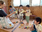 待ってたよ🤗(満3歳児)